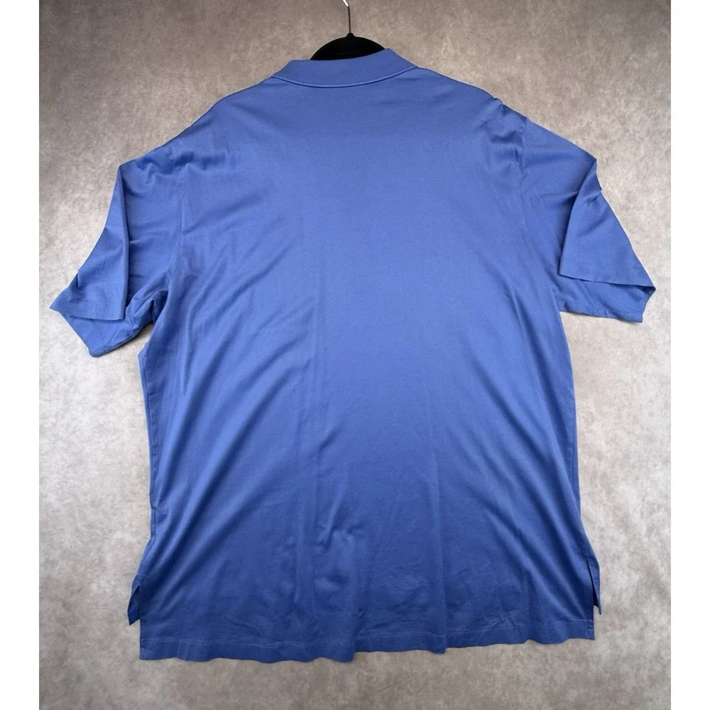 Polo Golf Ralph Lauren Polo Shirt Mens XL Regular Pima Cotton Blue Flag Golf
